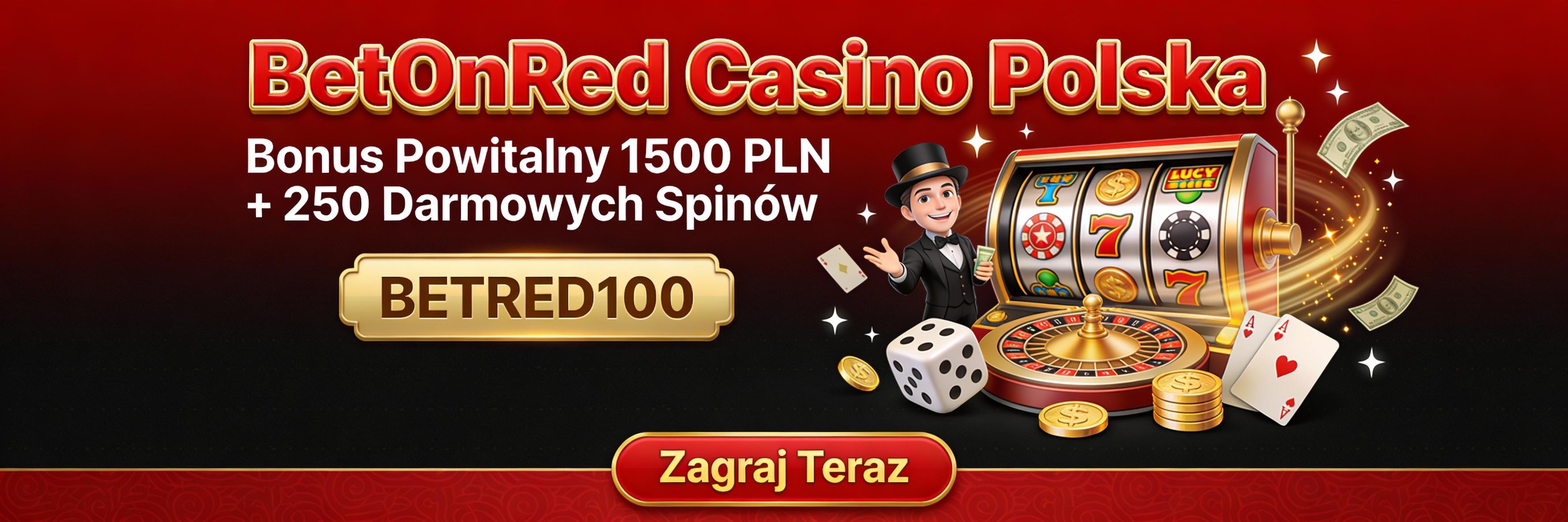 BetOnRed Casino – banner hero